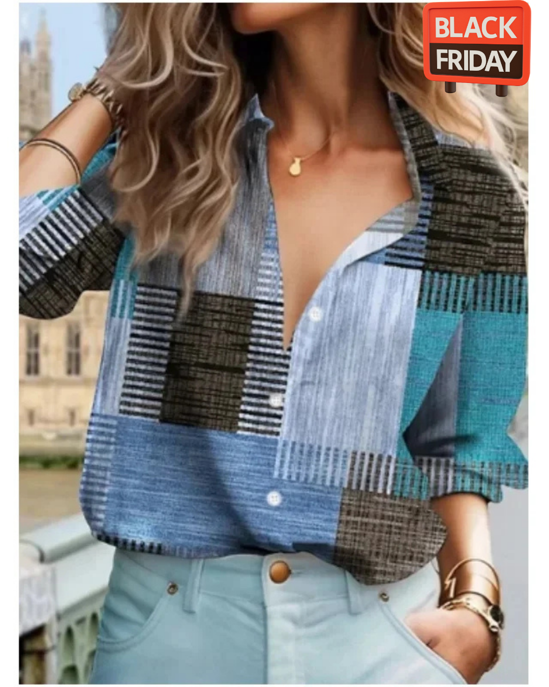 Blusa Feminina Casual com Estampa 3D - Primavera/Verão