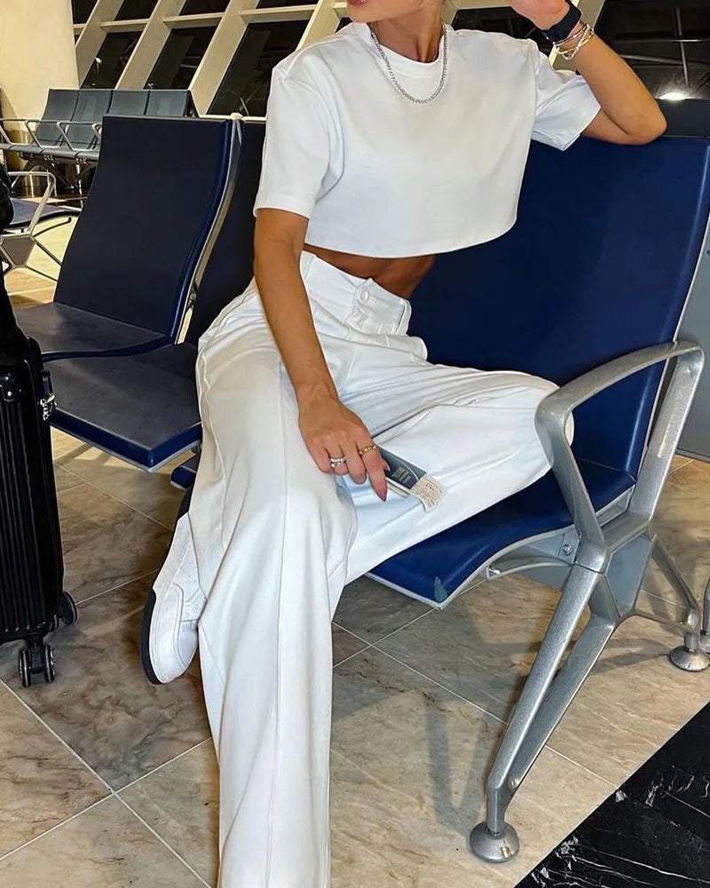 Conjunto Elegante de Verão: Estilo e Conforto