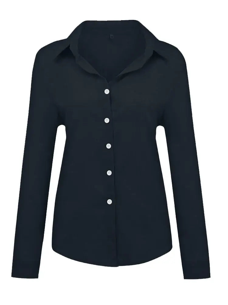 Fitshinling-Blusas de manga comprida boêmio para mulheres, camisa de botão vintage, roupa superior, nova moda, 2022, venda