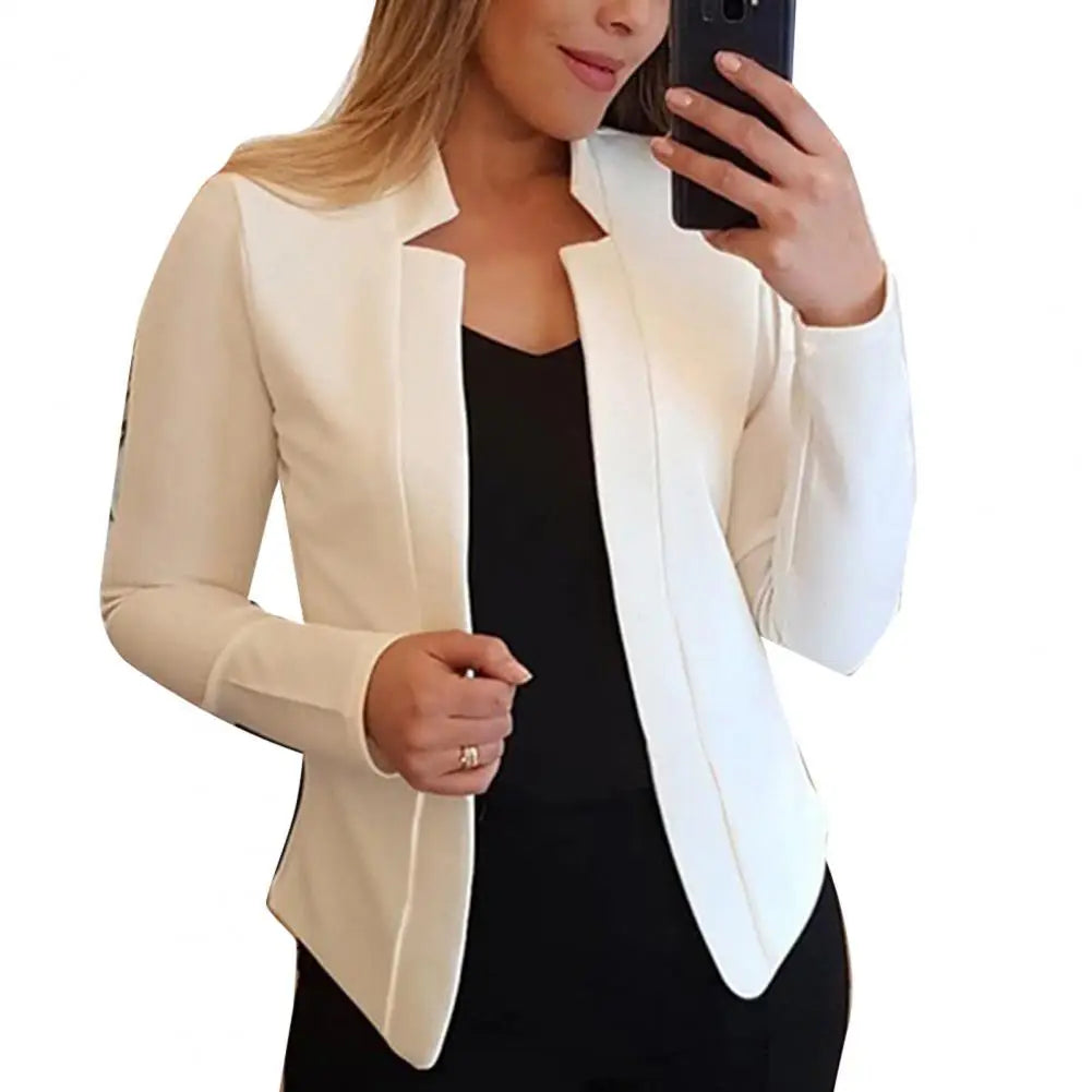 Blazer Feminino Elegante para Escritório - Moda Outono/Inverno