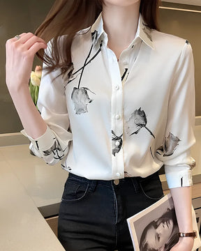 Camisa Social Feminina “Napoli” – Corte Executivo de Alta Qualidade