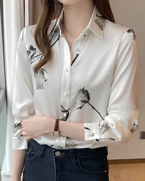 Camisa Social Feminina “Napoli” – Corte Executivo de Alta Qualidade