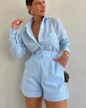 Conjuntinho Blusa e Short “Anely” – Conforto e Estilo Feminino