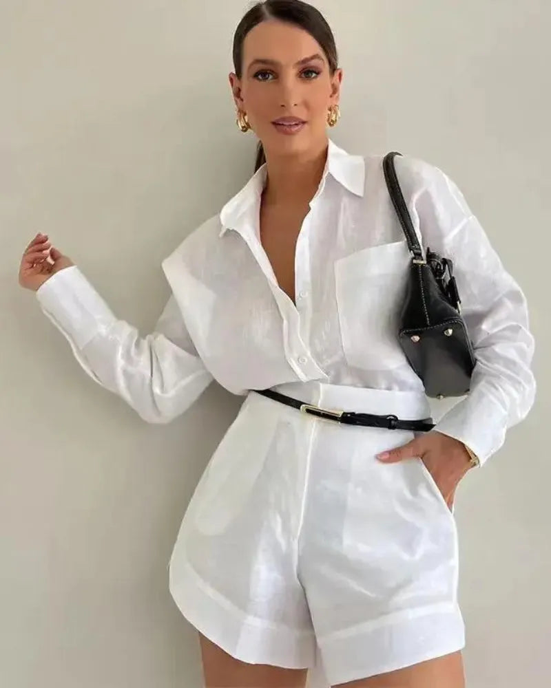 Conjuntinho Blusa e Short “Anely” – Conforto e Estilo Feminino