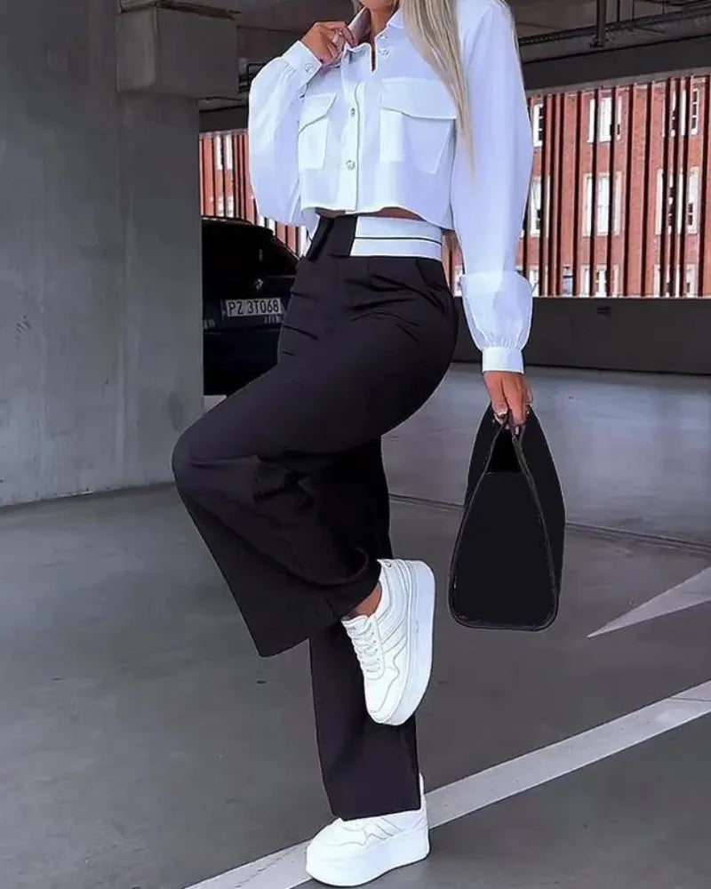 Conjunto Feminino Social “Alabama” – Elegância e Sofisticação em Alfaiataria