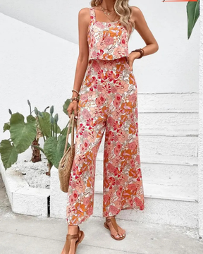 Macacão Feminino Floral Sem Mangas “Summer” – Peça Única para o Verão