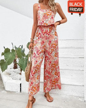 Macacão Feminino Floral Sem Mangas “Summer” – Peça Única para o Verão