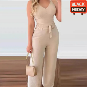 Macacão Sem Mangas “Bella” – Look Feminino Confortável e Sofisticado