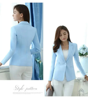 Blazer Feminino Elegante para Escritório - Moda Outono 2025