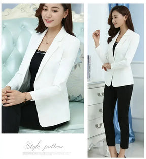 Blazer Feminino Elegante para Escritório - Moda Outono 2025