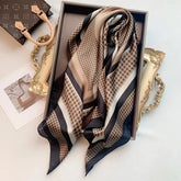 LENÇO ACETINADO ESTAMPADO