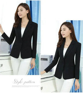 Blazer Feminino Elegante para Escritório - Moda Outono 2025