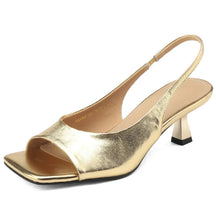Sandália Slingback Salto Baixo Europa