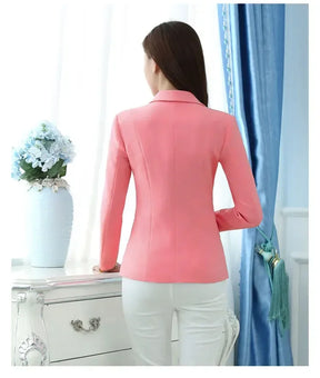 Blazer Feminino Elegante para Escritório - Moda Outono 2025