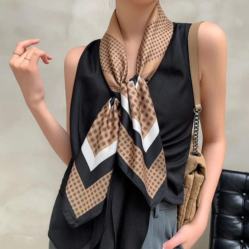 LENÇO ACETINADO ESTAMPADO