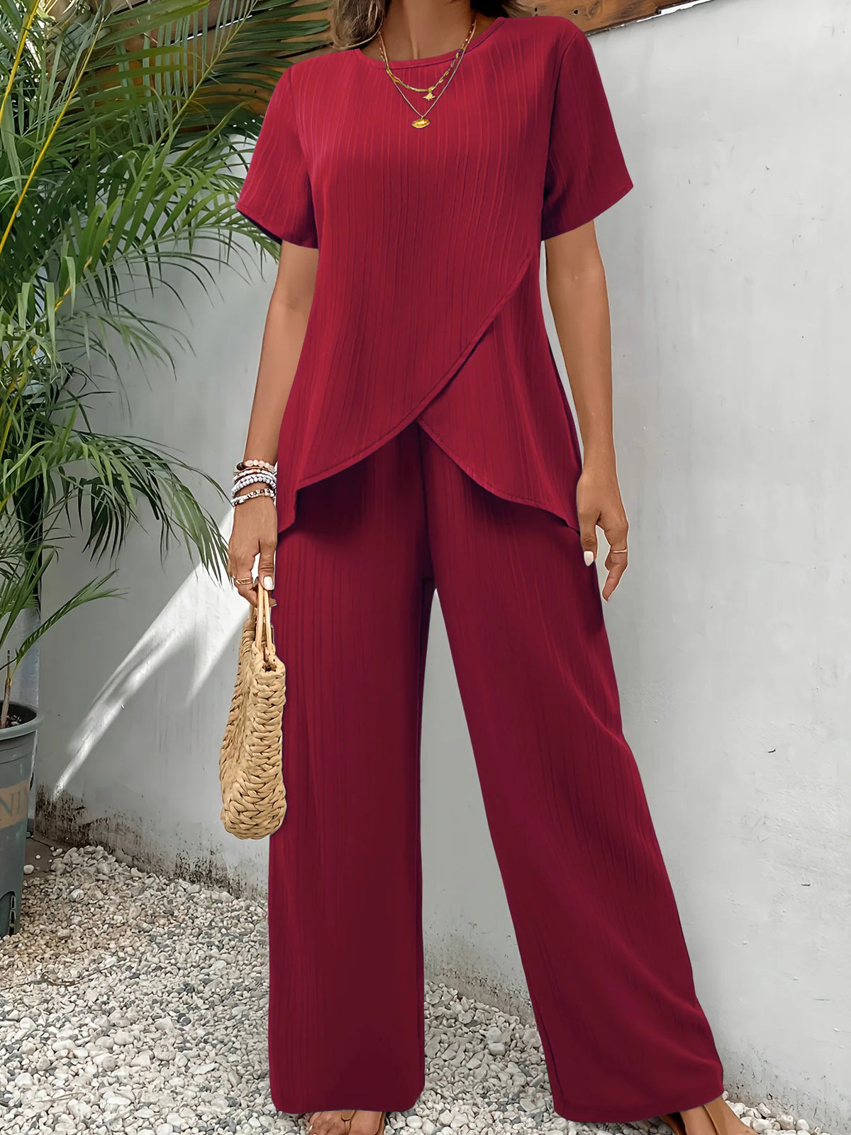 Conjunto Feminino Elegância Casual - Duas Peças