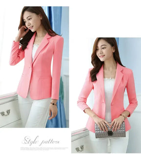 Blazer Feminino Elegante para Escritório - Moda Outono 2025