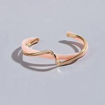 BRACELETE FEMININO EM AÇO INOXIDÁVEL PÉROLA